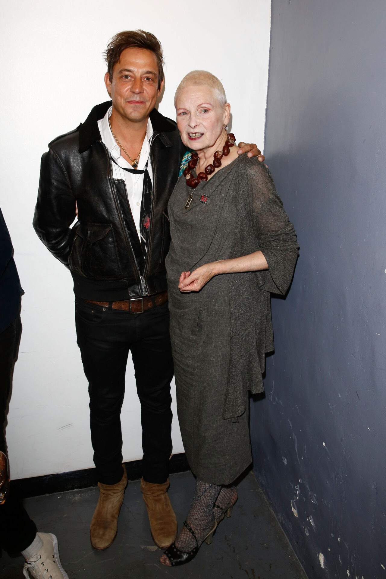 LONDON, ENGLAND - SEPTEMBER 04: Jamie Hince and Vivienne Westwood attend OFFtheGRID London event with Vivienne Westwood, Trillion Fund and Findinginfinity on September 4, 2014 in London, England. (Photo by David M. Benett/Getty Images for Vivienne Westwood / Trillion Fund / Findinginfinity) *** Local Caption *** Jamie Hince; Vivienne Westwood