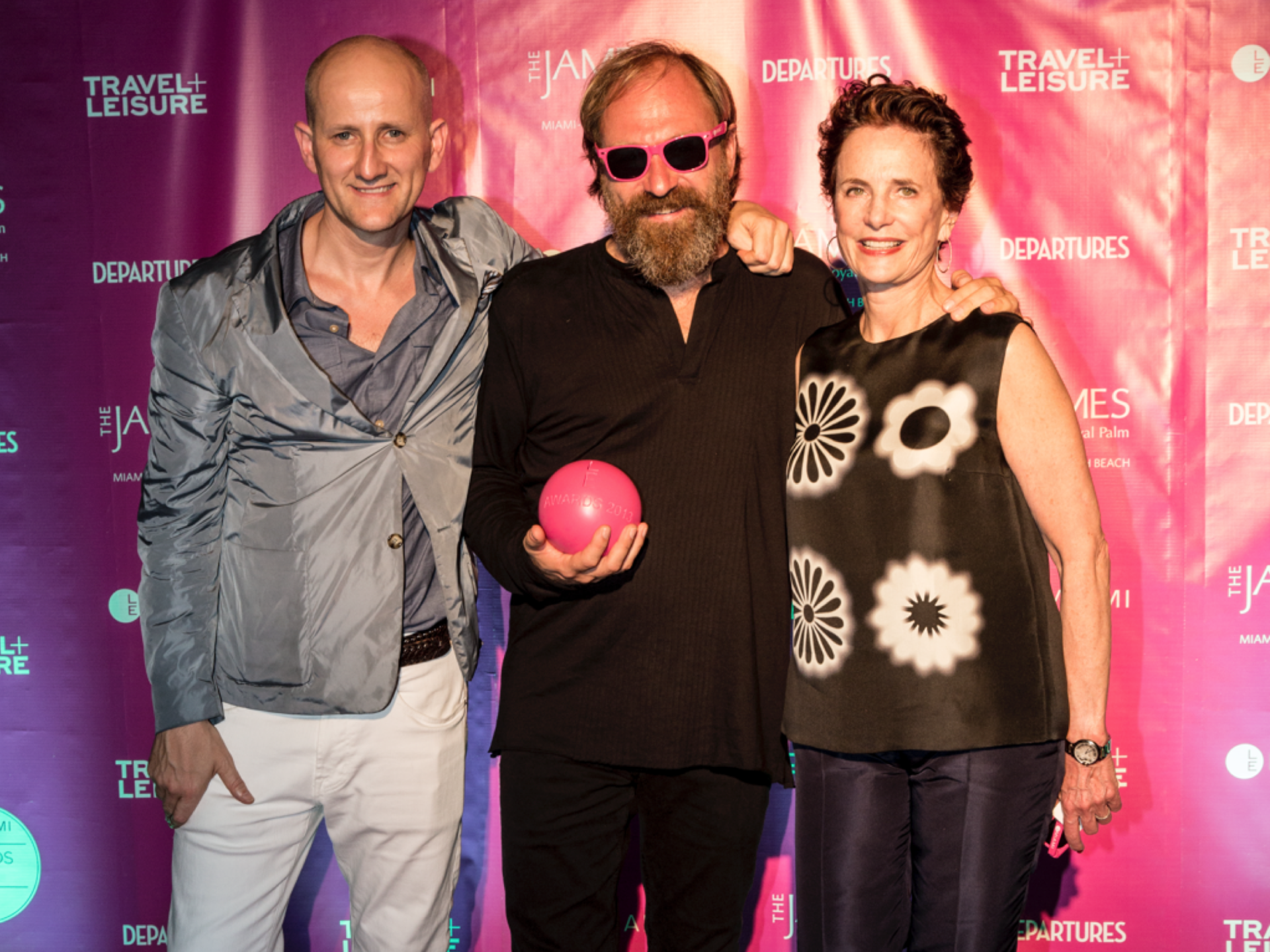 Claus Sendlinger, CEO Design Hotels, receiving the award for Most Original Campaign at Limited Edition Miami (www.lemiami.com)